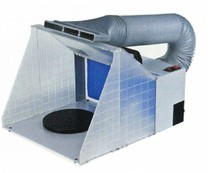 Haosheng HS-E420K Model Spray Paint With Bench Exhaust Fan Folding Portable Exhaust Fan