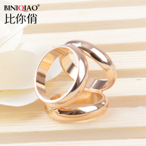 Simple temperament and practical golden scarf buckle three-ring brooch silk scarf ring Korean stewardess silk scarf ring