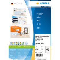 HERMA German Hauma 4270-10 A4-10 Self Adhesive Printing Label Paper 38 1X21 2mm
