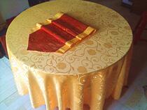 Hotel Wedding Celebration Big Red Table Cloth Square Table High-end Meeting Table Terrace Bu Set to do