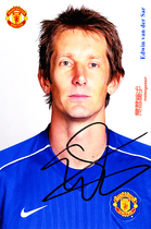 Vandesas autographed autographed photo C of the photo.