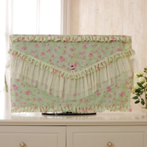 Pastoral flowers LCD TV Hood lace fabric TV cover dust-proof TV set 32 42 47 55 inch