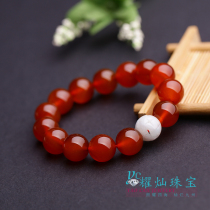 Yaocan Red Agate Jade Passepartout bracelet Crystal jewelry hand string gifts for men and women