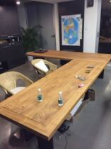 Myanmar teak large desk hua