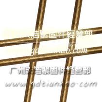 M3-M16 Brass Screw Full Thread Copper Strip High Quality Brass National Standard Teeth Full Screw
