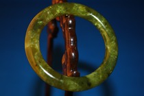 60s authentic old natural Nanyu Jasper round bracelet handmade bracelet special 002