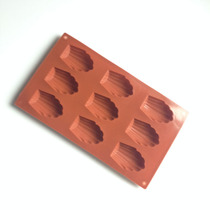 German madeleine cake mold 9-hole shell cake baking tray silicone cake mold export tail list