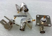 BNC-KWFD coaxial connector BNC seat can be fixed Q9-KFE four-hole flange BNC panel mounting socket