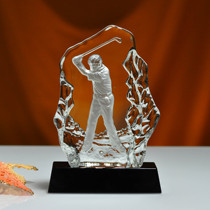 Golf Trophy Customized Personality Crystal Trophy Production Company Medal School Enterprise Event Trophy