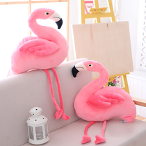 Creative ins Net Red Flamingo doll pillow doll Korean cute pink plush doll gift