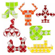 Hundred magic ruler spring shaped cube children student Rubiks cube educational toy variable magic snake toy magic ruler 24