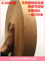 Custom natural cherry edge banding veneer edge banding Furniture Cherry wood edge banding Natural solid wood edge banding
