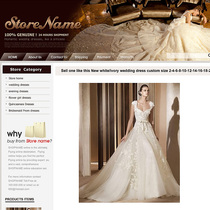 Dan Chi vision ebay listing Wedding dress description template Product template ebay product introduction design