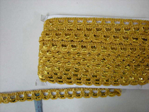 Dance clothing trim material ethnic clothing ribbon gold thread lace a board 16 yuan