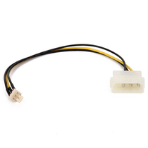 Cable 4-pin Molex IDE to 3 pin CPU fan power line
