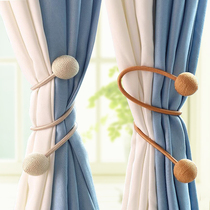  Creative curtain buckle strap lace-up cable tie strap a pair of jewelry tied rope Modern simple Nordic living room