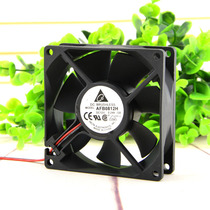 Delta AFB0812H 12V 0 24A 8cm 8025 chassis power supply double ball cooling fan