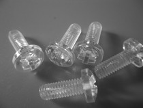  Transparent screws cross bolts PC screws Plexiglass screws M5 series plastic screws plastic screws