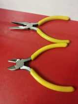 Mini new sharp pliers oblique pliers cast iron pliers electrician vise pointed-nose pliers oblique pliers 5 inches