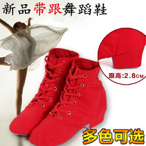 High-top jazz dance shoes Dance shoes practice shoes Modern dance National dance Ballet mens and womens soft sole gold