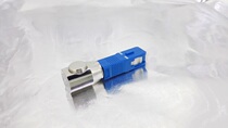 SC Silver Round bare fiber flange Temporary connection adapter OTDR test Bare fiber coupler fixture