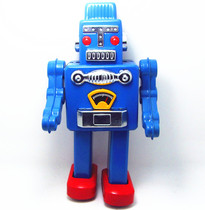 MS360 Tin robot winding mechanical clockwork Tin robot toy collection