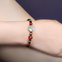 Yan Yu Jiangnan original hand-woven vintage ethnic bracelet jade accessories ornaments simple female fashion