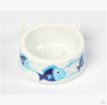 Milamine bowl cat-shaped cute color small single bowl cat bowl dog bowl dog bowl pet supplies