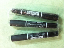 Braun Weiqi BL-150-BK Big Double Head Marker Packaged Logistics Marker Pen Oil Marker Pen