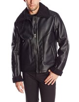 Sean John mens imitation leather leather jacket jacket jacket warm fleece S113 US direct mail