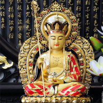Taiwan Shenfan copper-gilded and three-san copper sculpture of Tibetan Bodhisattva Buddha statue of Tibetan Buddha