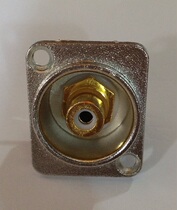 Pure copper Lotus head fhead AV audio amplifier rca Lotus socket fever plug terminal red yellow and white