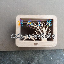 Solid wood engraving rubber wood processing shape cutting customization