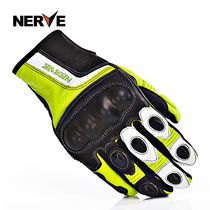 NERVE motorcycle gloves summer and winter four seasons leather fall motorcycle riding knight racing gloves for men and women