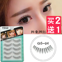 Moon Princess 5 pairs of G5-04 Japanese imitation sharpening natural transparent stem yarn Rongzi Net red false eyelashes buy 2 get 1