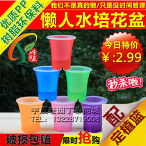 Automatic watering flower green plant pot flower planting lazy flower pot automatic absorbent flower pot leader quality Cuiku love bear bear