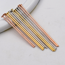 S925 sterling silver diy jewelry accessories Gold T pin flat head t pin ball pin Thai Silver 9 pin jewelry material Gold