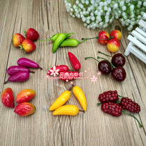 Simulation Fruit Model Early Education Toys Shooting Props Home Decoration Products Swing Pieces Combined Mix Fruit A