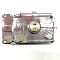 Pure copper lock core crescent moon exterior door lock indoor room door lock old-fashioned door wooden door iron door lock core anti-theft door lock