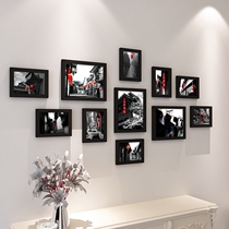 Jiangnan water town Photo Wall Jiangsu and Zhejiang ancient town decorative painting black and white frame painting frame painting retro nostalgic murals hanging painting
