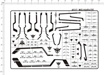 4517-@406 MG HARUTE ANGEL GD METAL STICKER 111