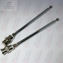 BNC male head tie rod antenna 6 sections 45cm flat head long tooth radio tie rod antenna