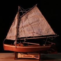 Philette Flattie 1:30 Sloop model wooden classical assembly kit DIY gift