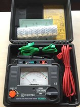 Japan co-standing KYORITSU 3121B 2500V AUMETER ROCKING WATCH INSULATION HIGH PRESSURE RESISTANCE TESTER
