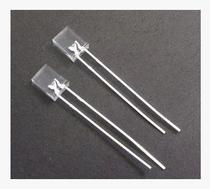 2 * 5 * 7 square white hair green light emitting diode LED promotion