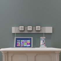 Dragon King Top high-power long strip plug-in power track socket rail plug-in office kitchen assembly line wiring board