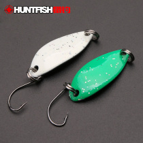 Hunting and fishing Horse mouth Doke heavy single hook Small sequins gold and silver two-color metal bait Sequins Luya bait