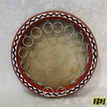 Xinjiang tambourine cowhide tambourine Xinjiang ethnic original ecological cowhide tambourine national handicrafts