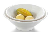 Restaurant melamine A5 high-grade imitation porcelain soup bowl plastic bowl tableware Rice Rice pattern different bowl sex noodles bowl sharp bottom thread bowl