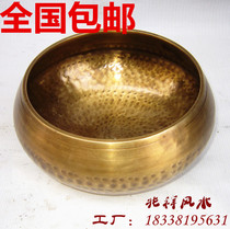 Pure copper thickened Golden Bowl purple golden bowl turn bowl Buddha sound Bowl yoga bronze bowl repair bowl Nepal import